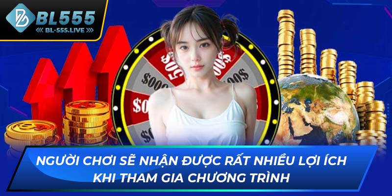 Người chơi sẽ nhận được rất nhiều lợi ích khi tham gia chương trình